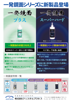 クリスタルプロセス 一発鏡面スーパーハード