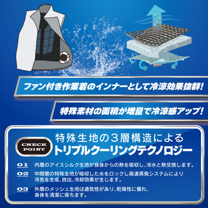 クールガイエバポ｜高速涼散気化熱式冷却ベスト